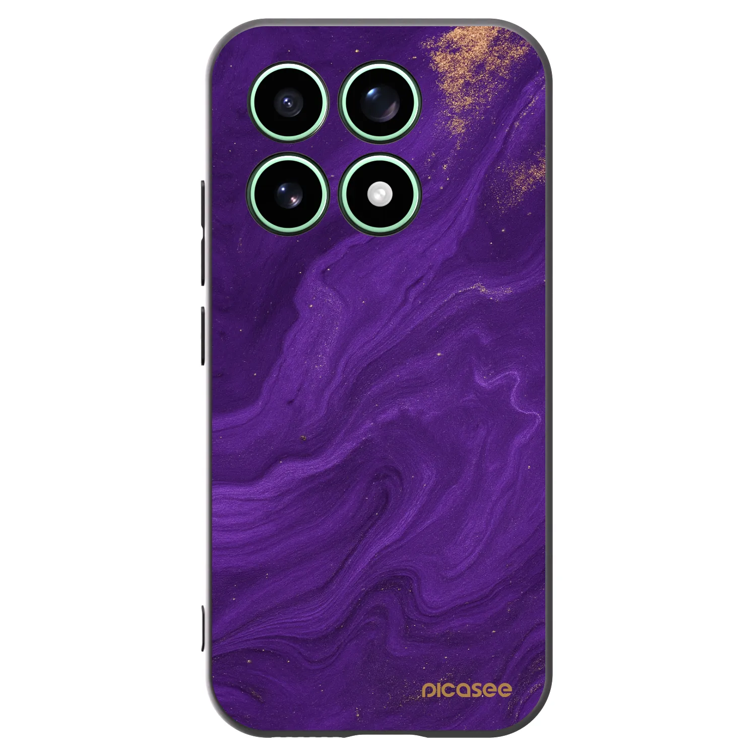 Picasee crna silikonska maskica za Xiaomi 17 - Purple