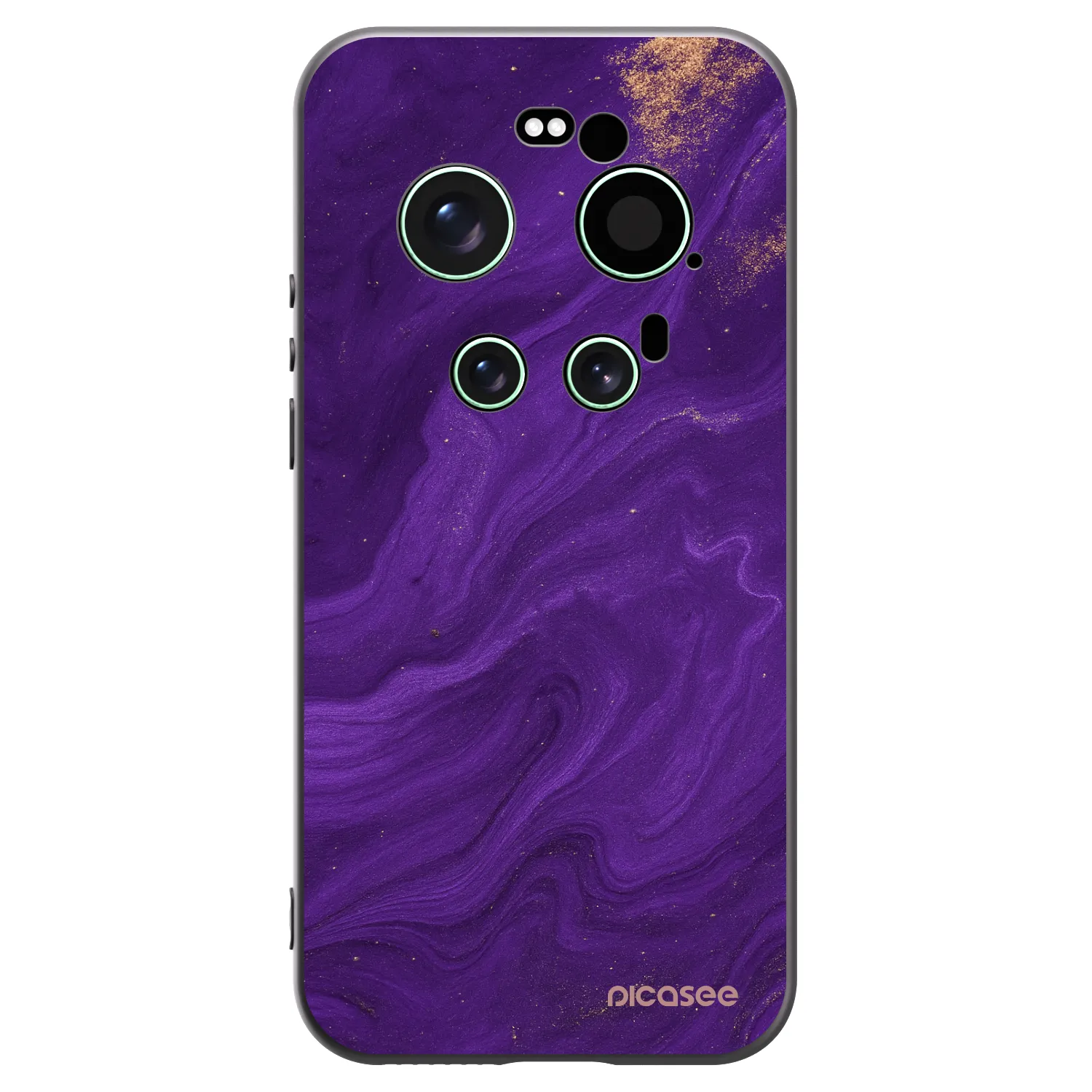 Picasee crna silikonska maskica za Xiaomi 17 Ultra - Purple
