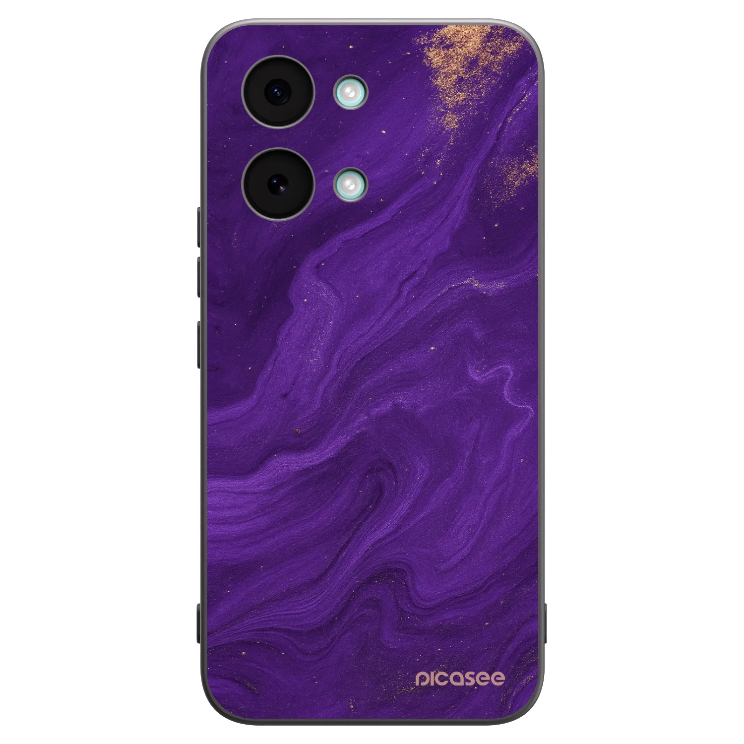 Picasee crna silikonska maskica za Xiaomi Poco X8 Pro Max - Purple