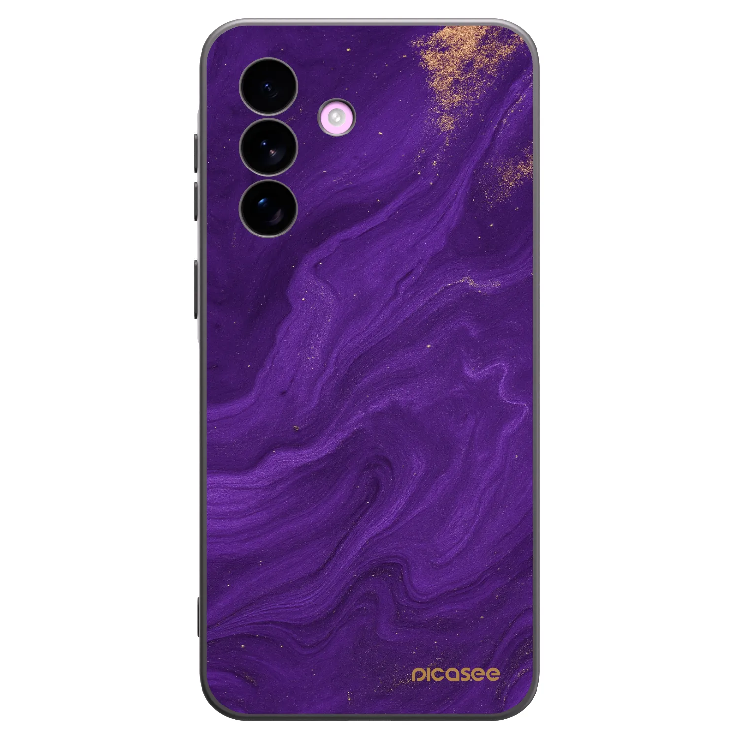 Picasee crna silikonska maskica za Samsung Galaxy A57 5G - Purple