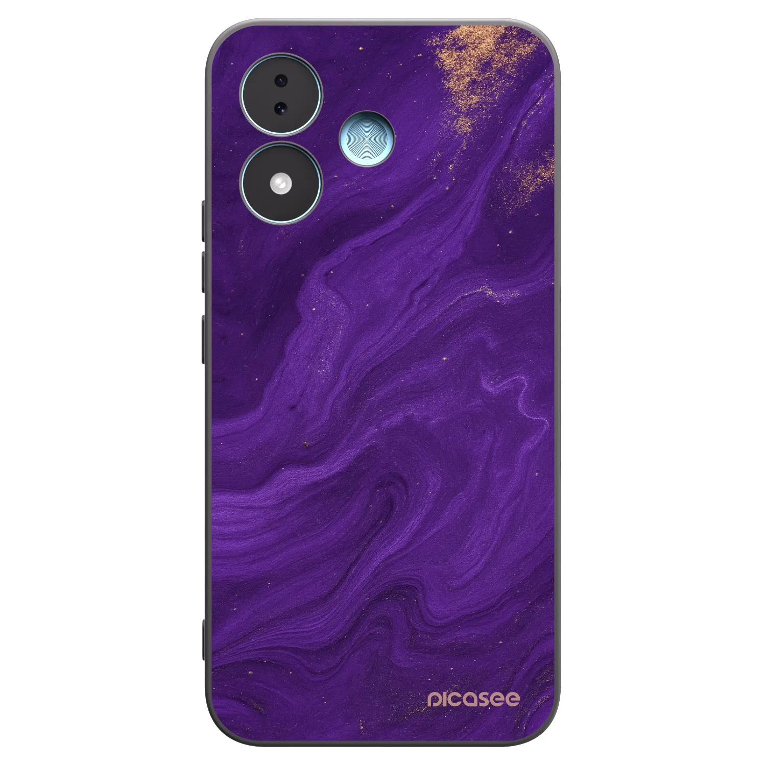 Picasee crna silikonska maskica za Xiaomi Redmi Note 17 5G - Purple