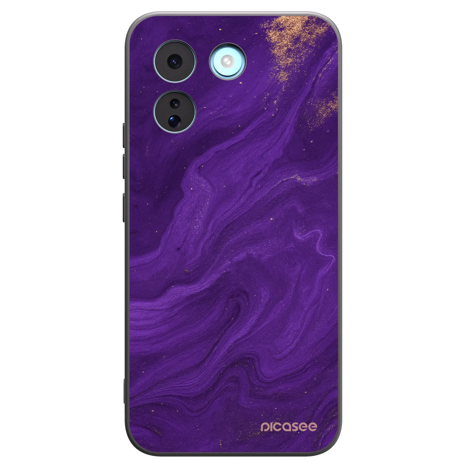 Picasee crna silikonska maskica za Xiaomi Redmi Note 17 Pro MAX 5G - Purple