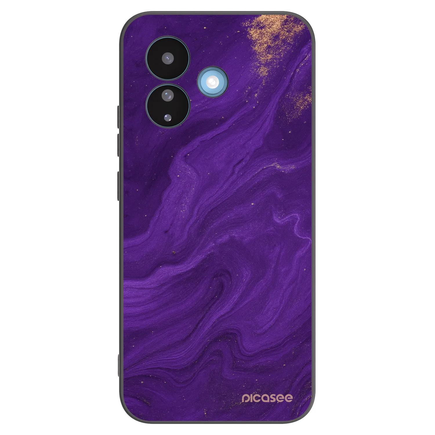 Picasee crna silikonska maskica za Xiaomi Redmi Note 17 Pro 5G - Purple