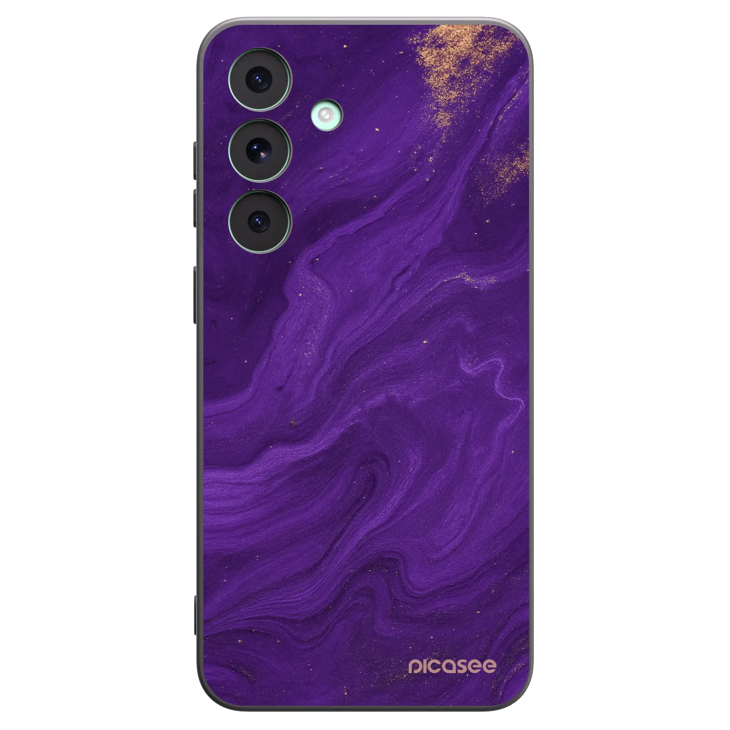Picasee crna silikonska maskica za Samsung Galaxy S26 FE - Purple