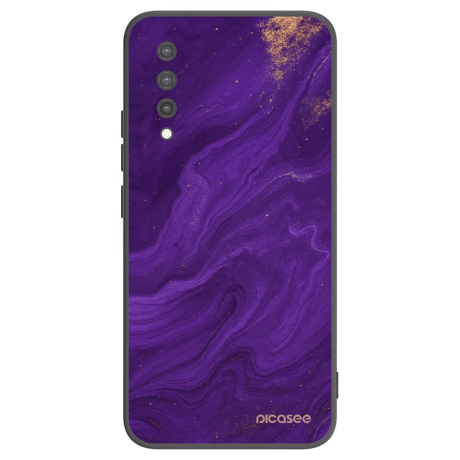 Picasee crna silikonska maskica za Xiaomi Mi 9 Lite - Purple
