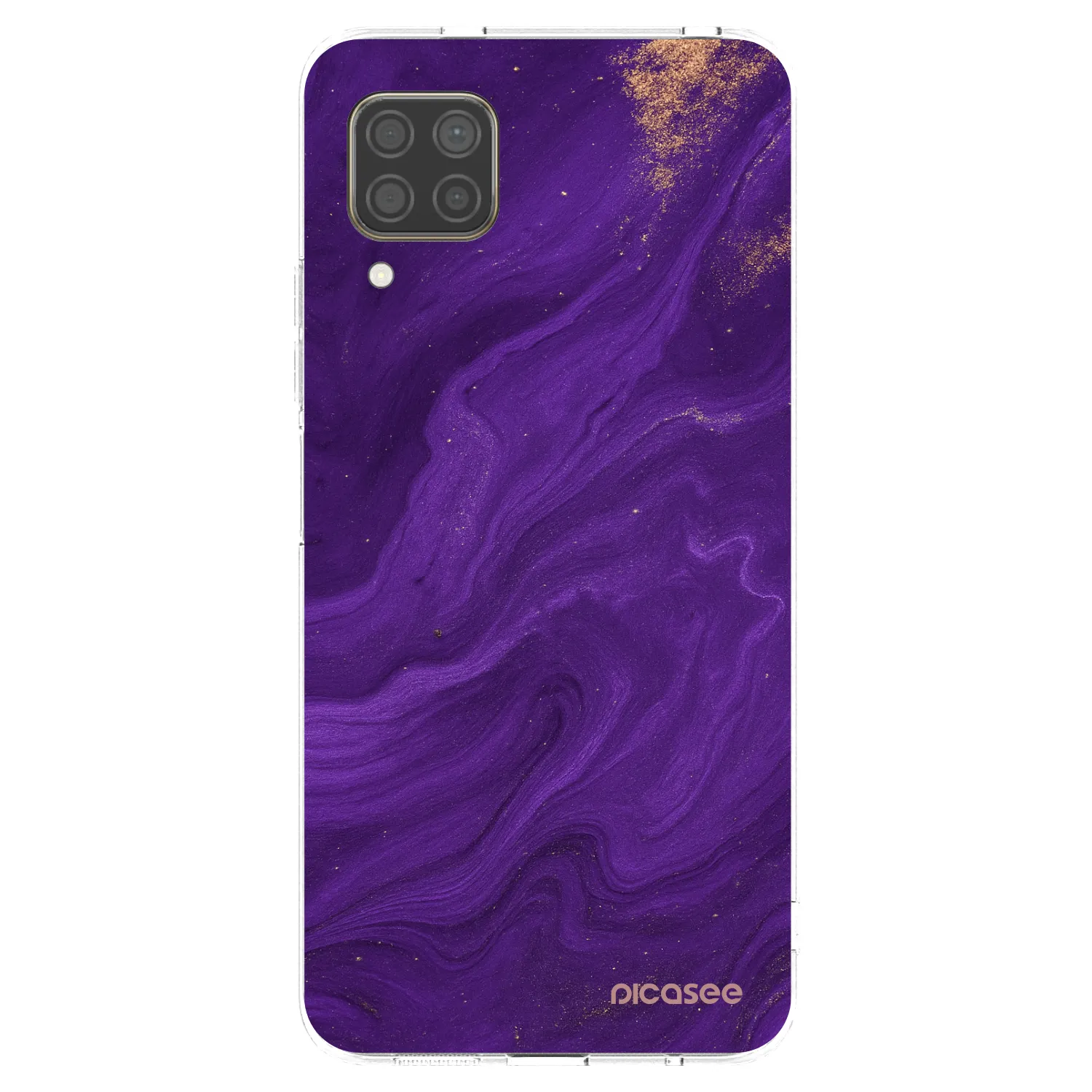 Picasee silikonska prozirna maskica za Huawei P40 Lite - Purple