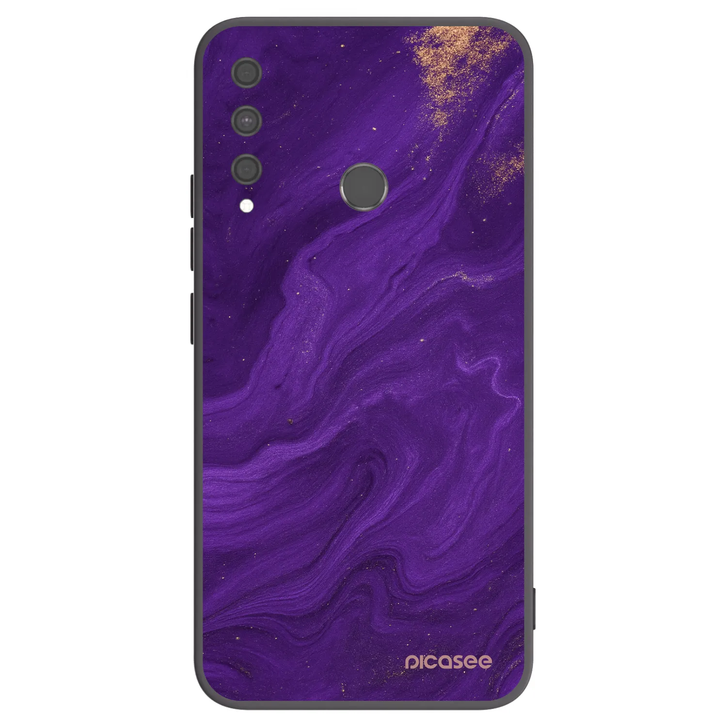 Picasee crna silikonska maskica za Huawei P40 Lite E - Purple