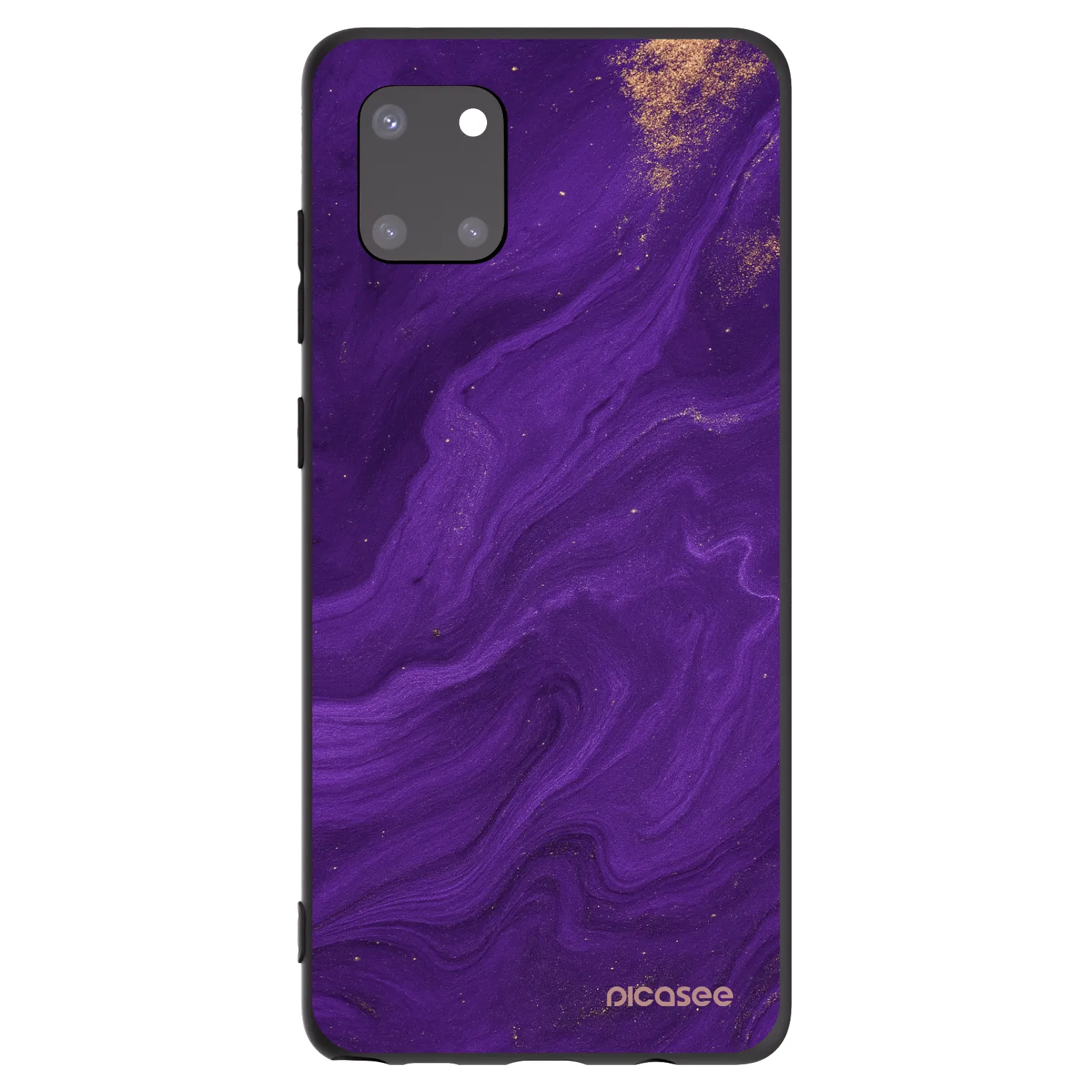 Picasee crna silikonska maskica za Samsung Galaxy Note 10 Lite N770F - Purple