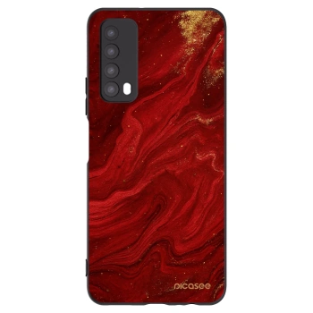 Picasee crna silikonska maskica za Huawei P Smart 2021 - Red