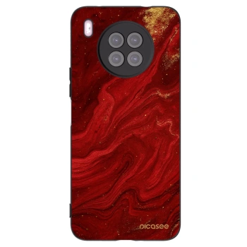 Picasee crna silikonska maskica za Huawei Nova 8i - Red