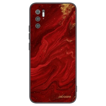 Picasee crna silikonska maskica za Xiaomi Poco M3 Pro 5G - Red