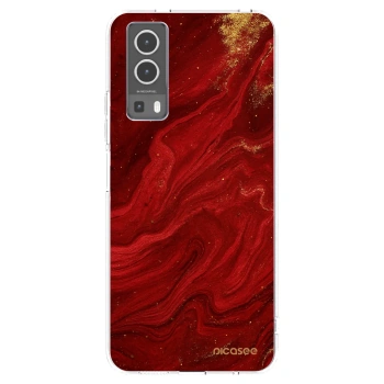 Picasee silikonska prozirna maskica za Vivo Y72 5G - Red
