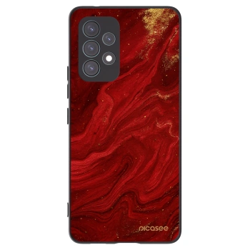 Picasee crna silikonska maskica za Samsung Galaxy A53 5G A536 - Red