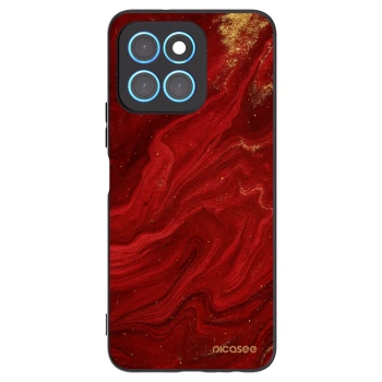 Picasee crna silikonska maskica za Honor X8 5G - Red