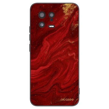 Picasee crna silikonska maskica za Xiaomi 13 - Red
