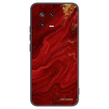 Picasee crna silikonska maskica za Xiaomi 13 Pro - Red