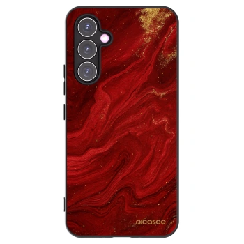 Picasee crna silikonska maskica za Samsung Galaxy A54 5G A546B - Red