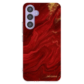 Picasee silikonska prozirna maskica za Samsung Galaxy A54 5G A546B - Red