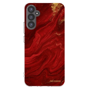 Picasee silikonska prozirna maskica za Samsung Galaxy A34 5G A346B - Red