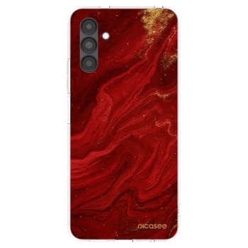 Picasee silikonska prozirna maskica za Samsung Galaxy A04s A047F - Red