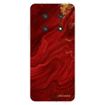 Picasee silikonska prozirna maskica za Honor Magic4 Lite 5G - Red