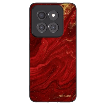 Picasee crna silikonska maskica za Xiaomi 14 Pro - Red