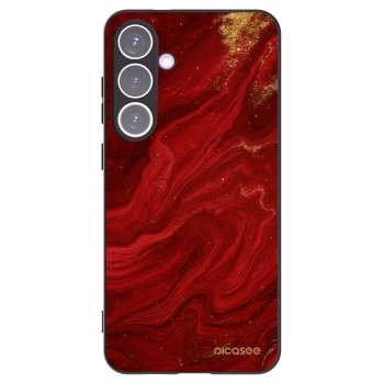 Picasee crna silikonska maskica za Samsung Galaxy S24+ S926B 5G - Red