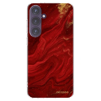 Picasee silikonska prozirna maskica za Samsung Galaxy S24+ S926B 5G - Red