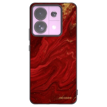 Picasee crna silikonska maskica za Xiaomi Redmi Note 13 Pro 5G - Red