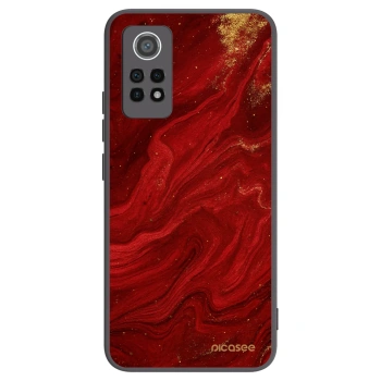 Picasee crna silikonska maskica za Xiaomi Redmi Note 12 Pro 4G - Red