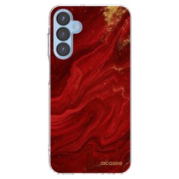Picasee silikonska prozirna maskica za Samsung Galaxy A15 A156B 5G - Red