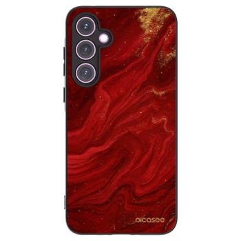 Picasee crna silikonska maskica za Samsung Galaxy A35 5G A356B - Red