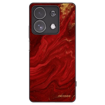 Picasee crna silikonska maskica za Xiaomi Redmi Note 13 Pro 4G - Red