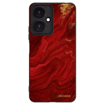 Picasee crna silikonska maskica za Xiaomi Redmi 13C 5G - Red