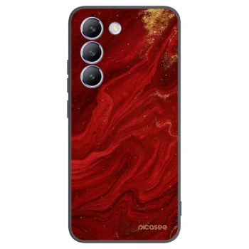 Picasee crna silikonska maskica za Vivo V40 SE 5G - Red