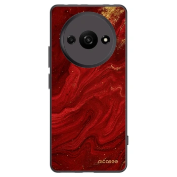 Picasee crna silikonska maskica za Xiaomi Redmi A3 - Red