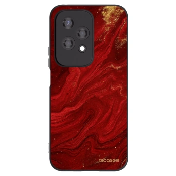 Picasee crna silikonska maskica za Honor 200 Lite - Red