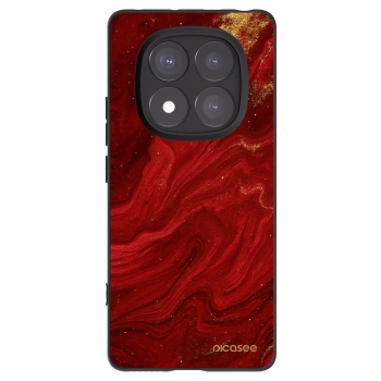 Picasee crna silikonska maskica za Xiaomi Redmi Note 14 Pro+ 5G - Red