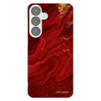 Picasee silikonska prozirna maskica za Samsung Galaxy S25+ 5G - Red