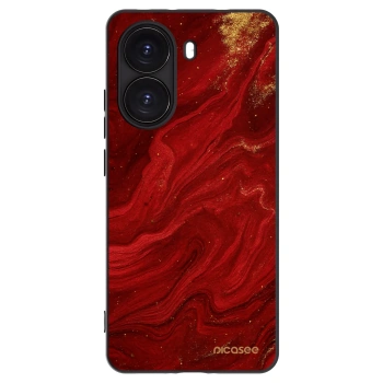 Picasee crna silikonska maskica za Xiaomi Poco X7 Pro 5G - Red
