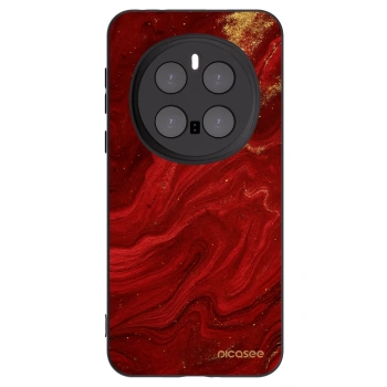 Picasee crna silikonska maskica za Honor Magic7 Pro 5G - Red