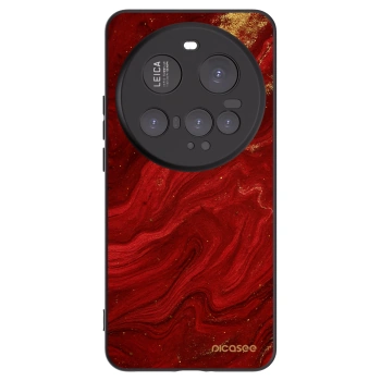 Picasee crna silikonska maskica za Xiaomi 15 Ultra - Red