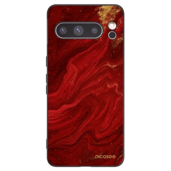 Picasee crna silikonska maskica za Google Pixel 8 Pro - Red