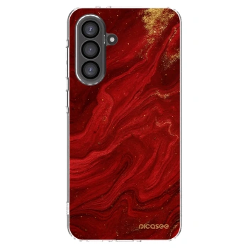 Picasee silikonska prozirna maskica za Samsung Galaxy A56 5G A566B - Red