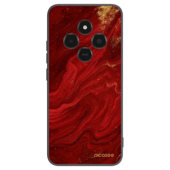 Picasee crna silikonska maskica za Xiaomi Poco C75 - Red