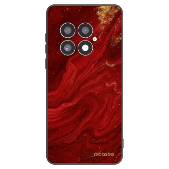 Picasee crna silikonska maskica za OnePlus 13 5G - Red