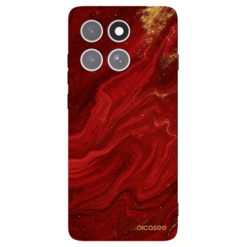 Picasee crna silikonska maskica za Motorola Edge 60 Pro - Red
