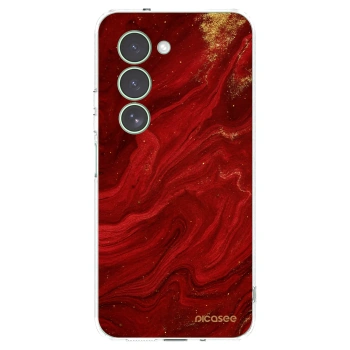 Picasee silikonska prozirna maskica za Xiaomi Redmi 15 5G - Red