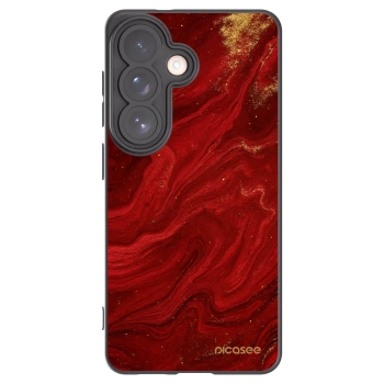Picasee crna silikonska maskica za Samsung Galaxy S26 - Red