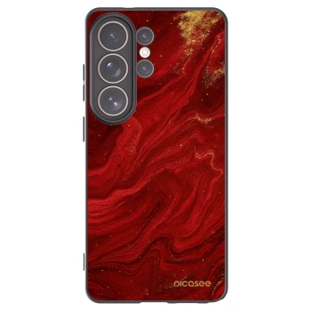 Picasee crna silikonska maskica za Samsung Galaxy S26 Ultra - Red